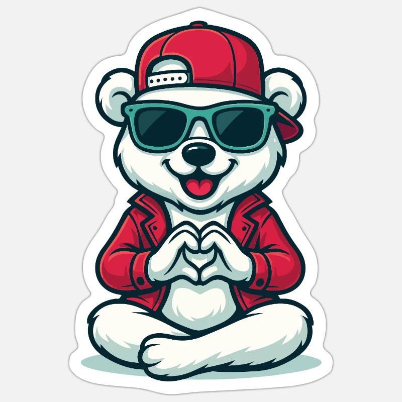 Sticker Größe S (10 x 10 cm) - 