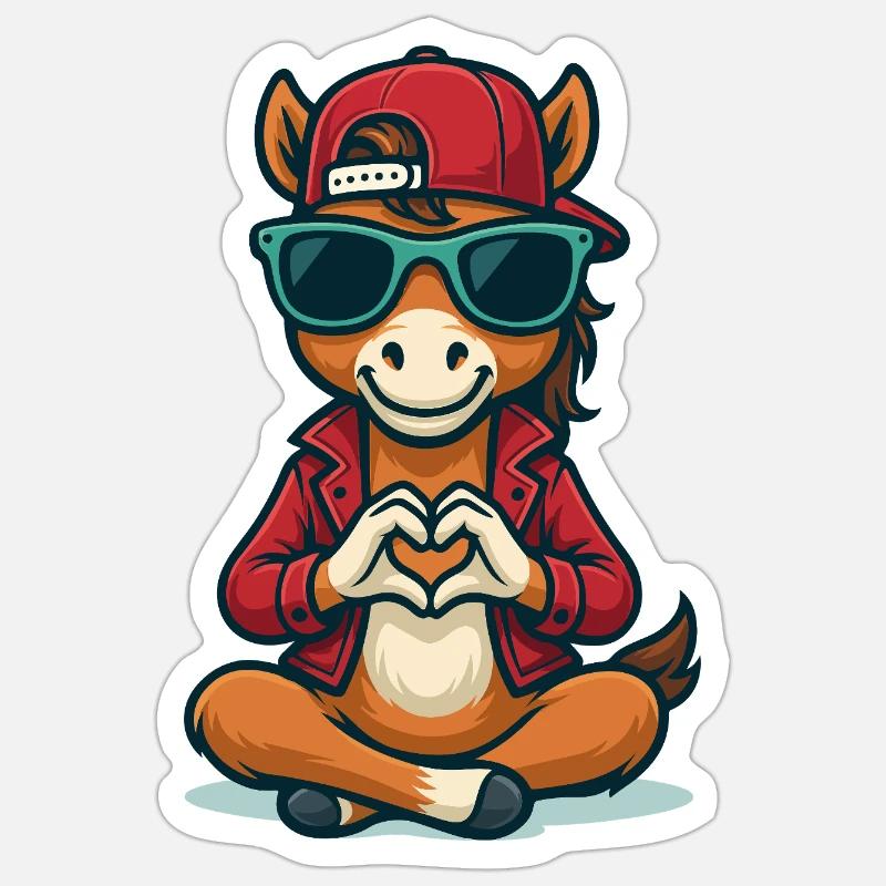 Aimer les vibrations de Colt Sticker taille S (10 x 10 cm)