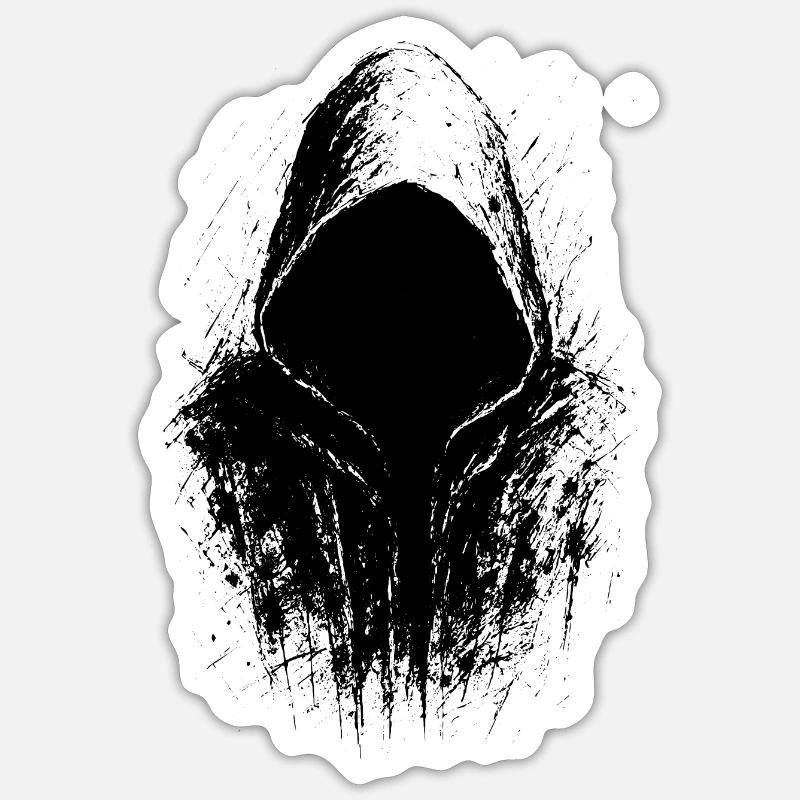 Dark Wanderer - Sticker size S (10 x 10 cm) - white matte