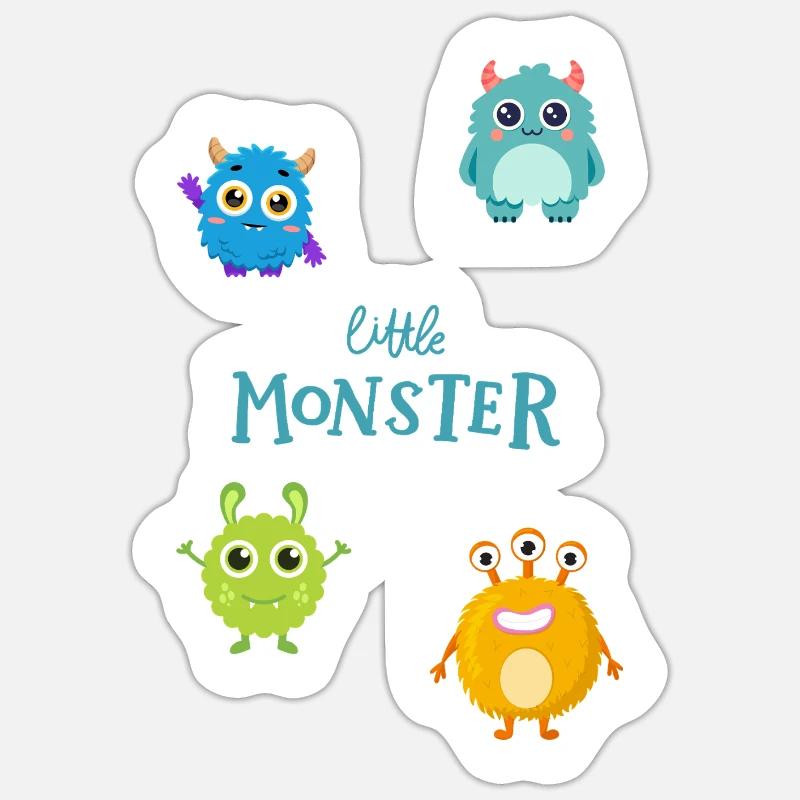Petits monstres Sticker taille S (10 x 10 cm)