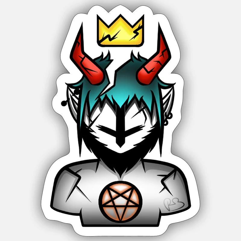 Die Seele eines gebrochenen Dämons Sticker Größe S (10 x 10 cm)