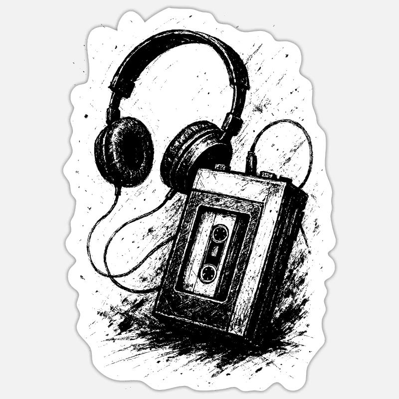 Analoger Klang Sticker Größe S (10 x 10 cm)