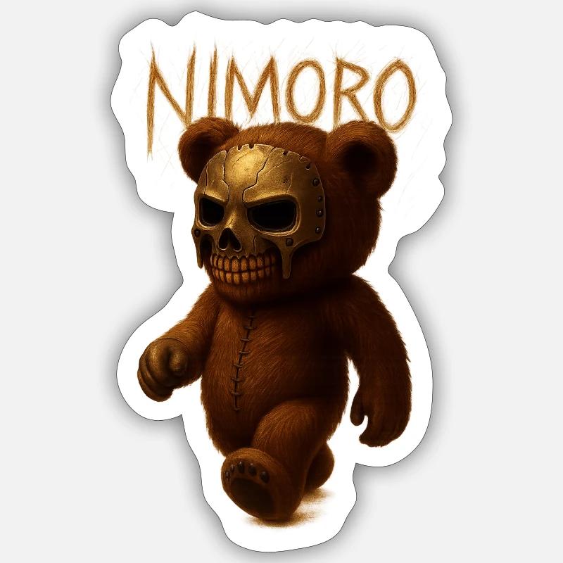 Nimoro - Sticker Größe S (10 x 10 cm) - Mattweiß