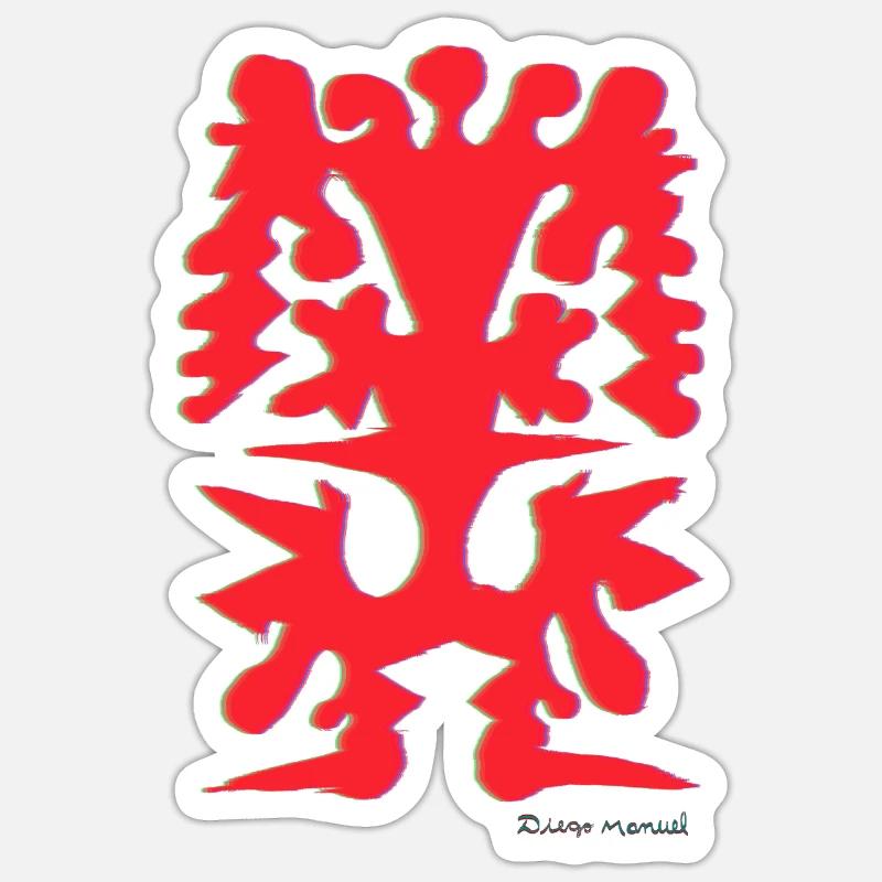 Proyecto_nuevo_-5- - Sticker taille S (10 x 10 cm) - blanc mat