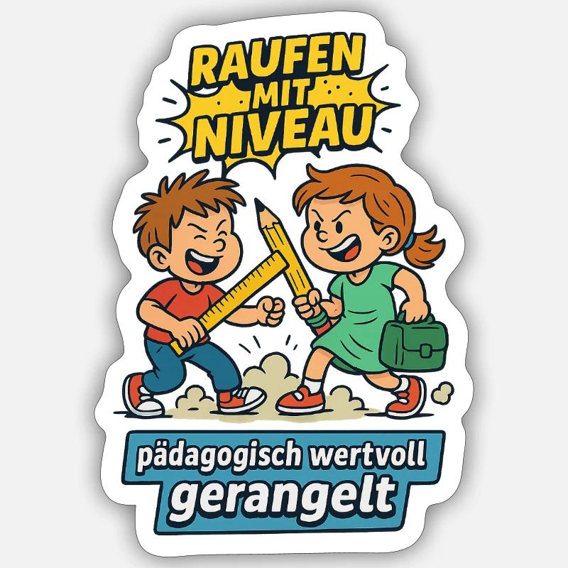 Lutter avec classe Sticker taille S (10 x 10 cm)