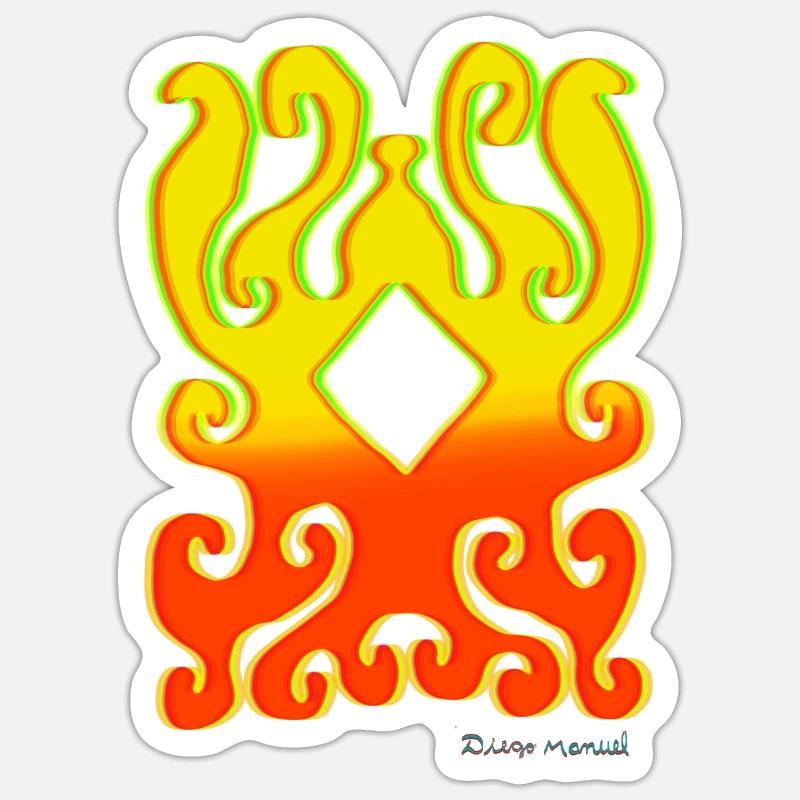 forms-tapestry-2023-2_-11- Sticker size S (10 x 10 cm)