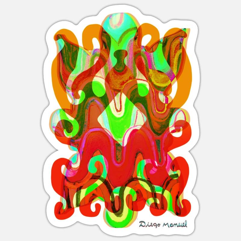 forms-tapestry-2023-2_-6- Sticker size S (10 x 10 cm)