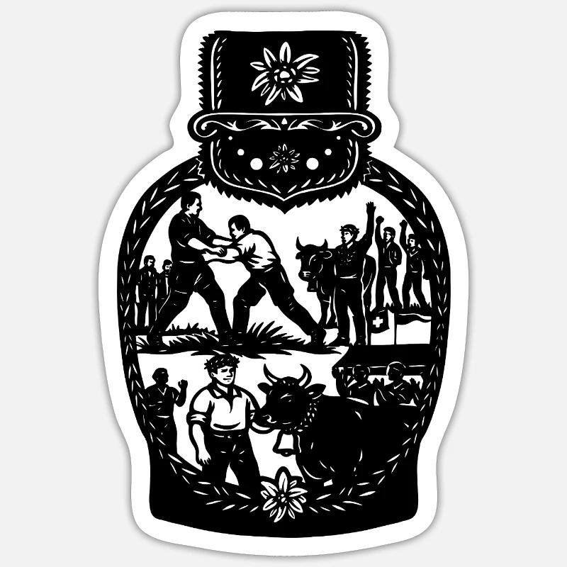 Sticker Größe S (10 x 10 cm) - 