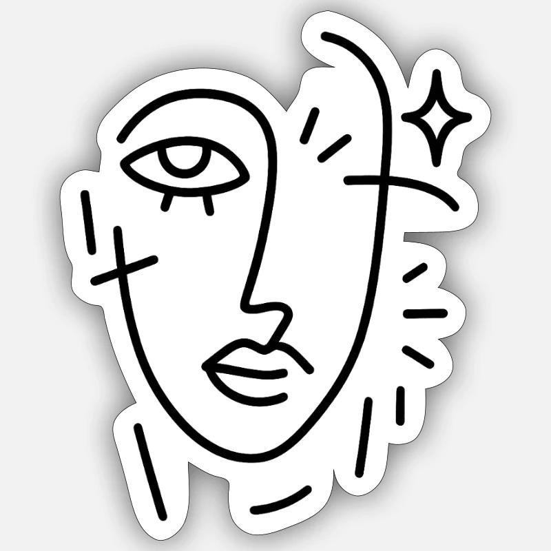 Sticker Größe S (10 x 10 cm) - 