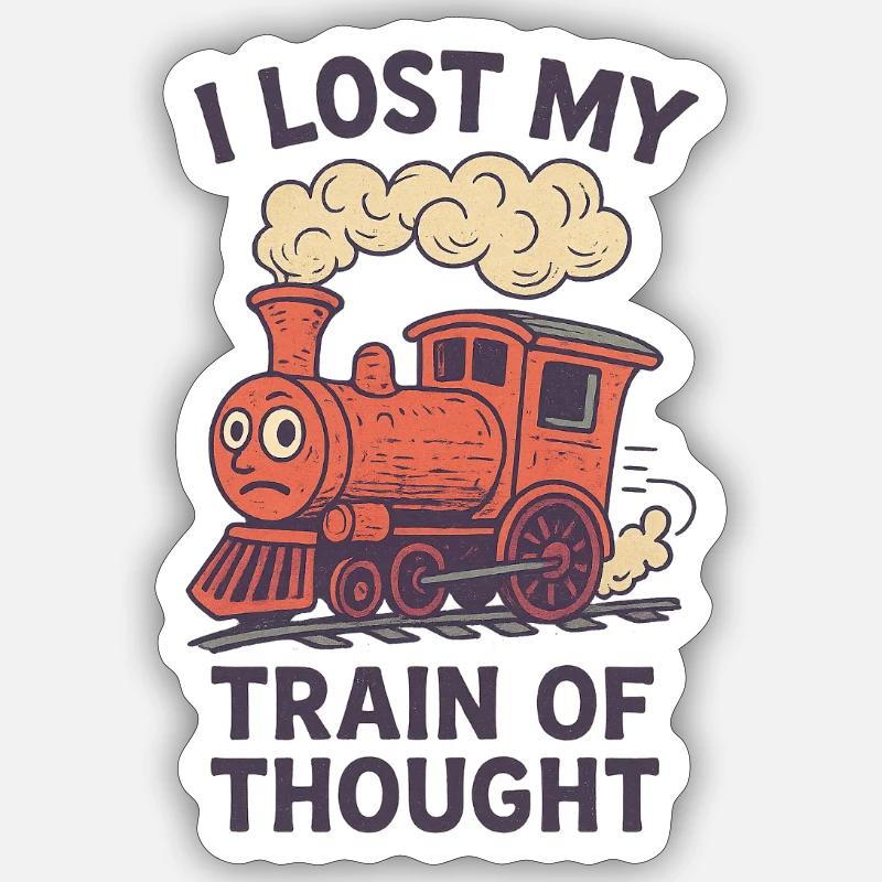 Denkmuster - Sticker Größe S (10 x 10 cm) - Mattweiß