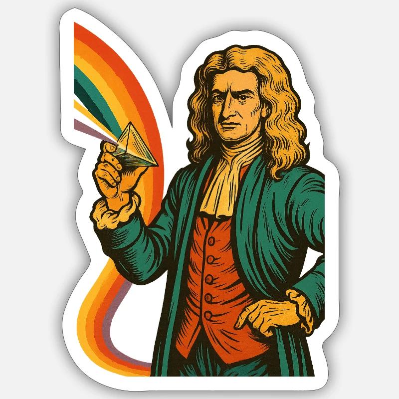 Psychedelische Kunst Big Count - Sticker Größe S (10 x 10 cm) - Mattweiß