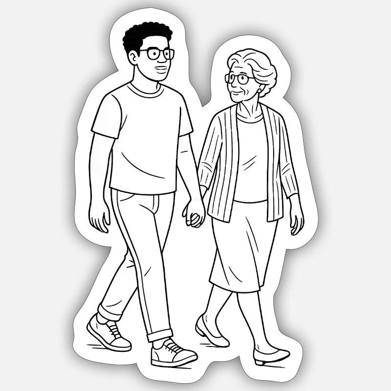 Sticker taille S (10 x 10 cm) - 