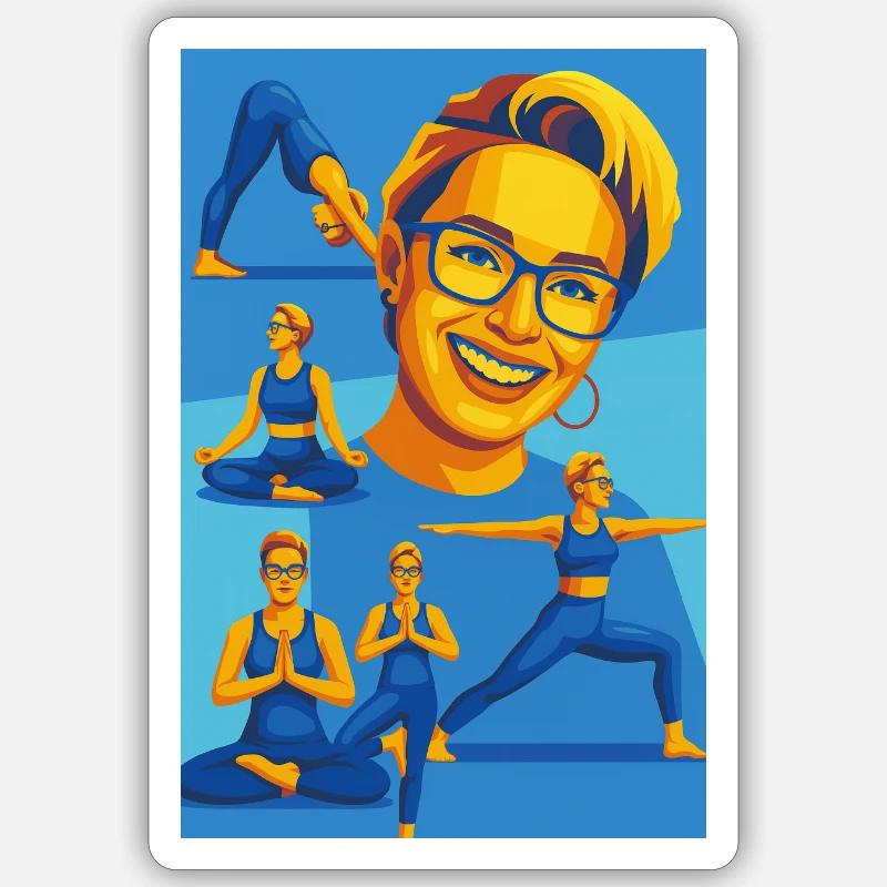 Sticker Größe S (10 x 10 cm) - 