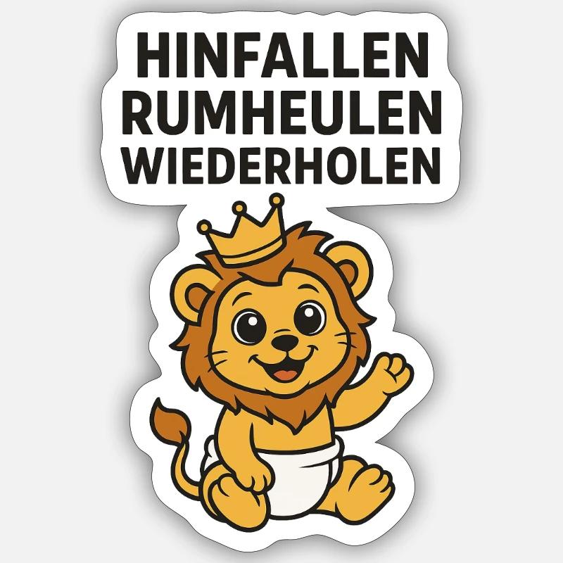 crying around Sticker size S (10 x 10 cm)
