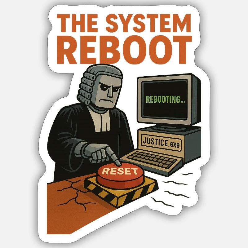 the system reboot Sticker size S (10 x 10 cm)