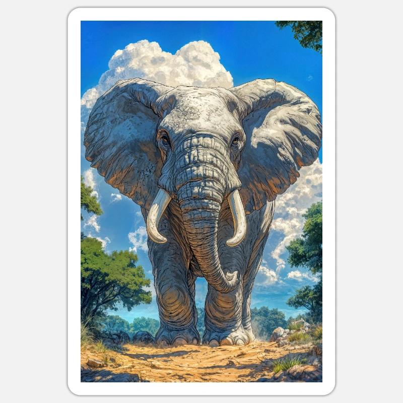 Sticker Größe S (10 x 10 cm) - 