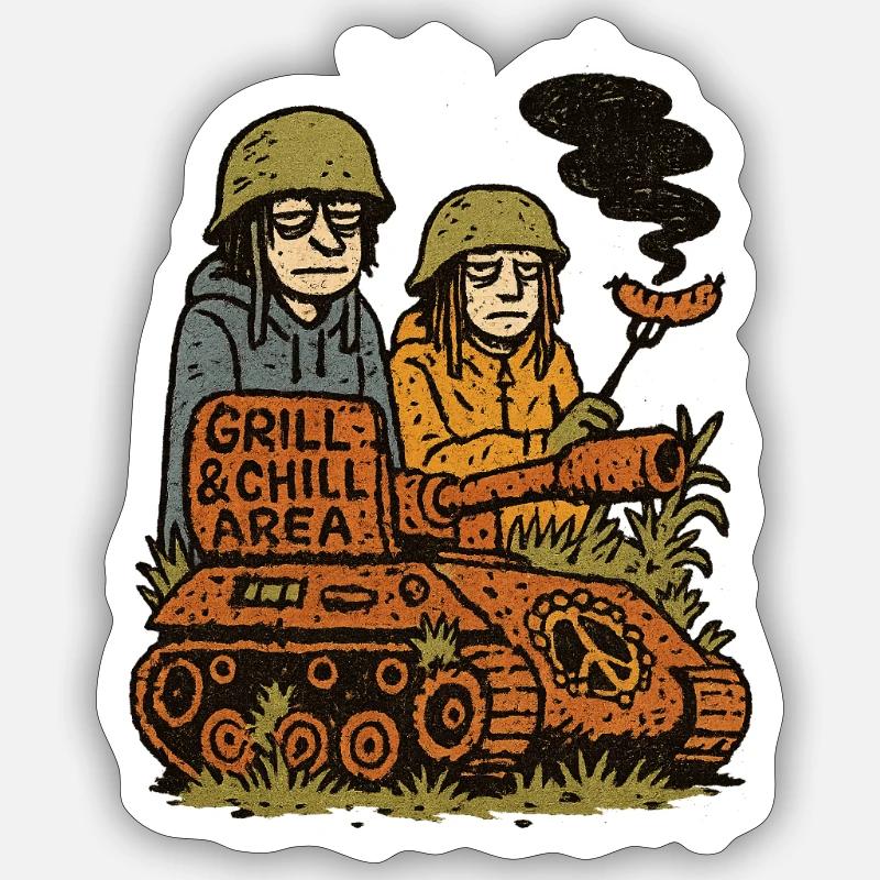 Sticker Größe S (10 x 10 cm) - 
