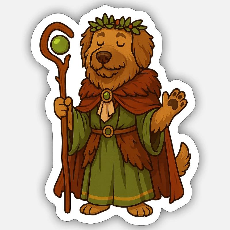Eldon - fantasy - Sticker taille S (10 x 10 cm) - blanc mat