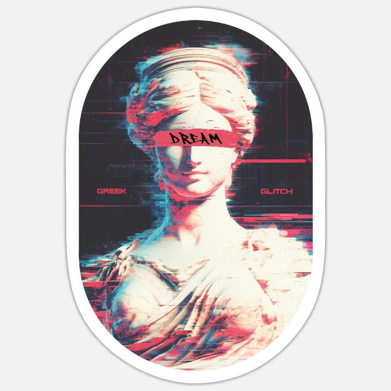 Bug grec Sticker taille S (10 x 10 cm)