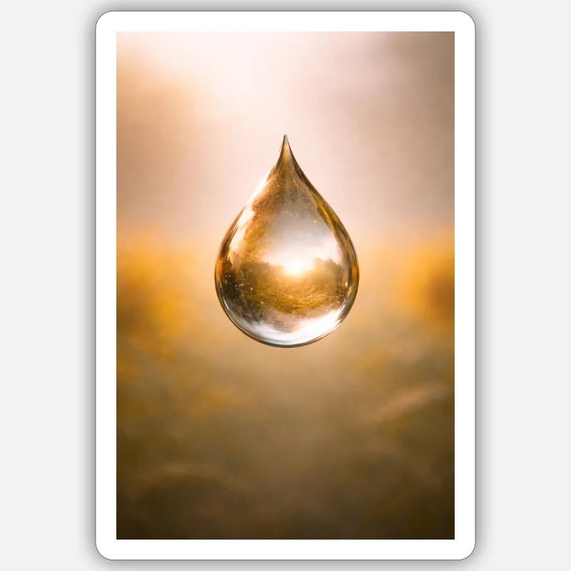 Transcendance - Sticker taille S (10 x 10 cm) - blanc mat