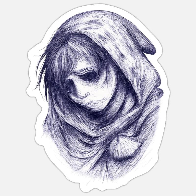 Sticker Größe S (10 x 10 cm) - 