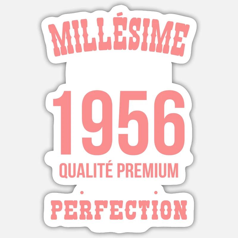 1956 – Millésime d’exception – Qualité premium Sticker taille S (10 x 10 cm)