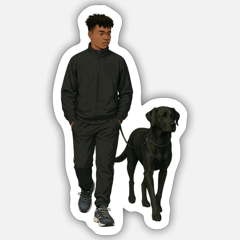 Matt - Sticker size S (10 x 10 cm) - white matte