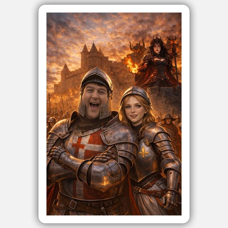 Sticker Größe S (10 x 10 cm) - 