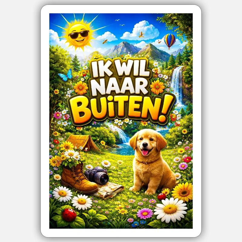 Sticker Größe S (10 x 10 cm) - 