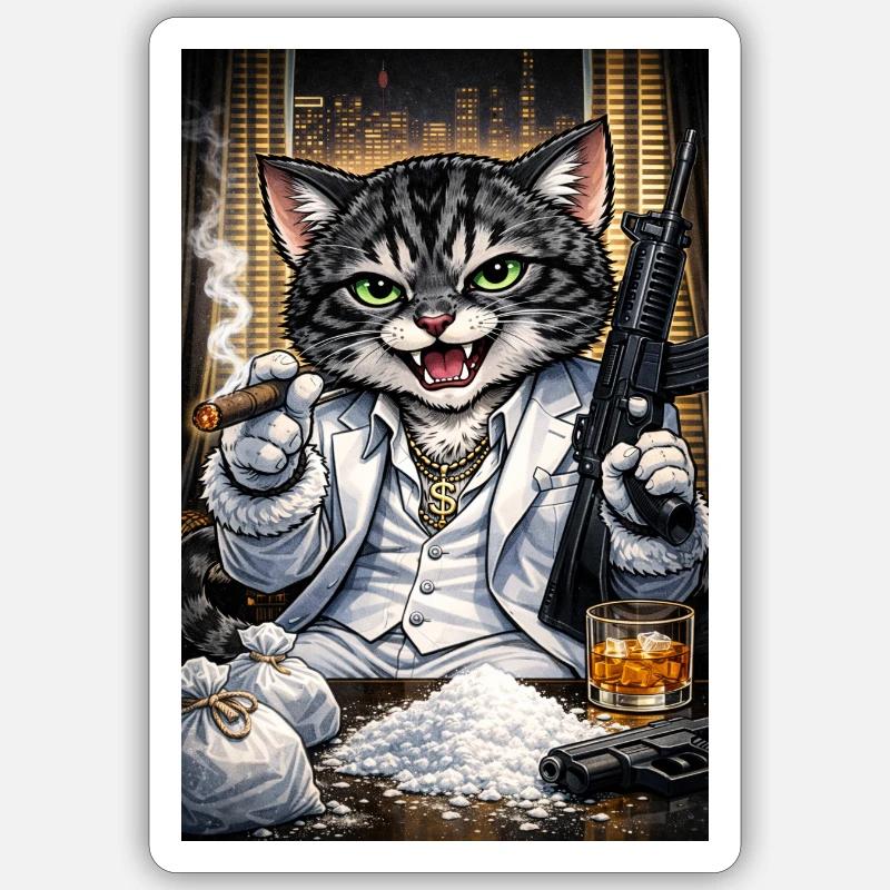 Sticker Größe S (10 x 10 cm) - 