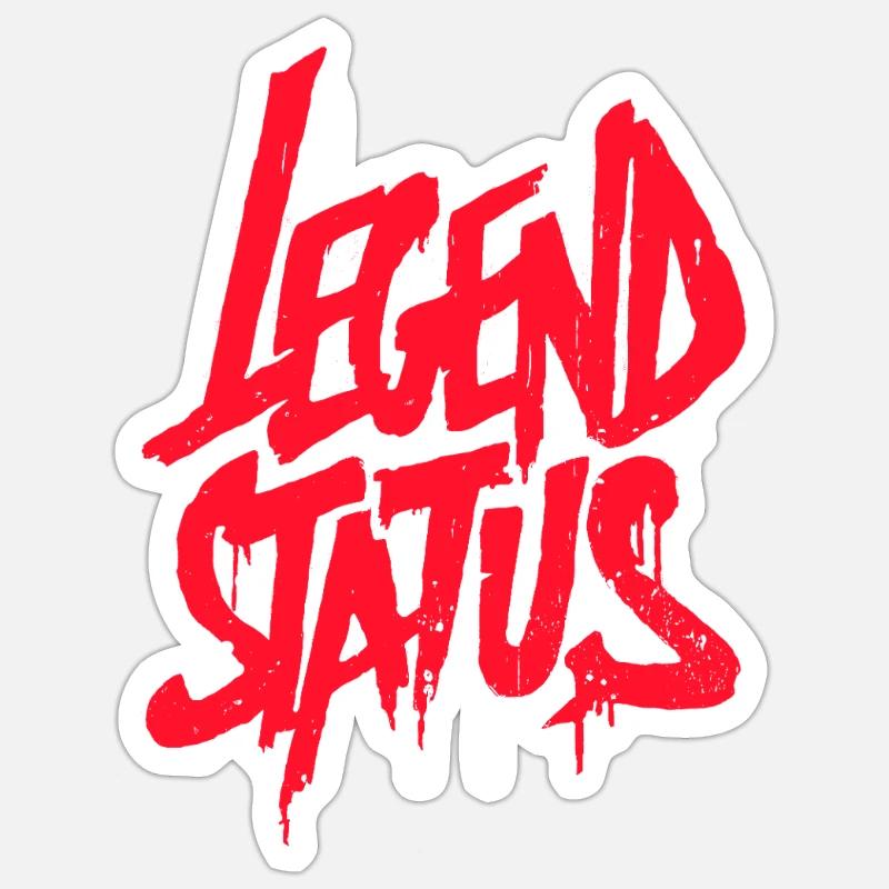 Legend Status Graffiti Sticker Größe S (10 x 10 cm)