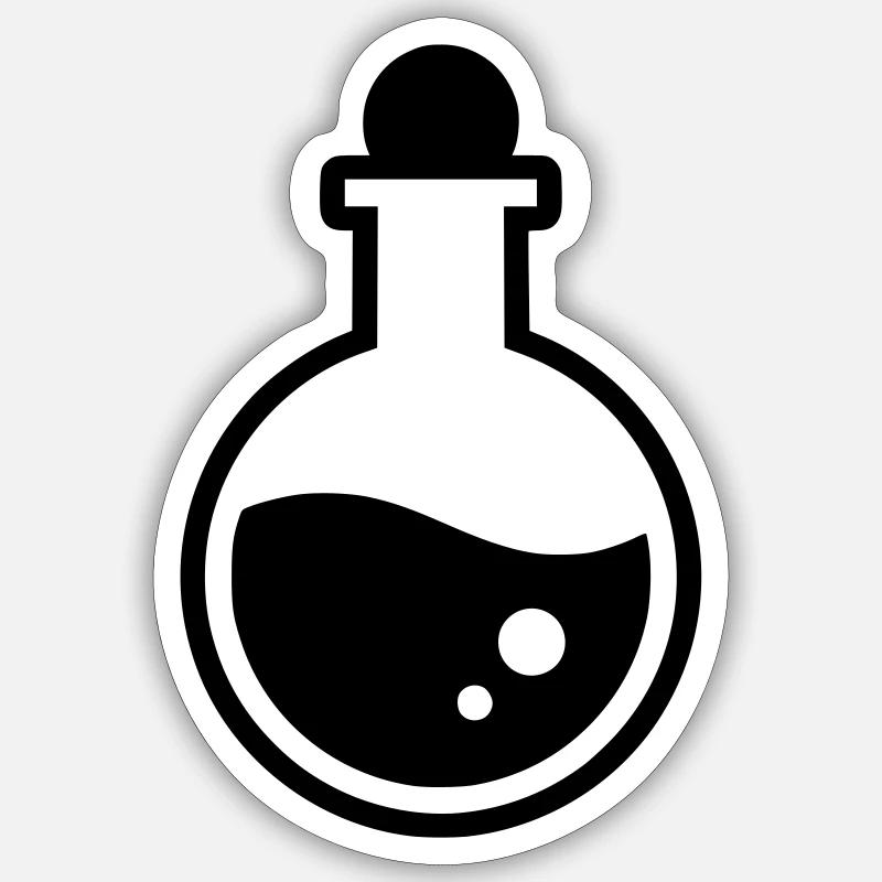 Magic Potion Bottle Magic Sticker size S (10 x 10 cm)