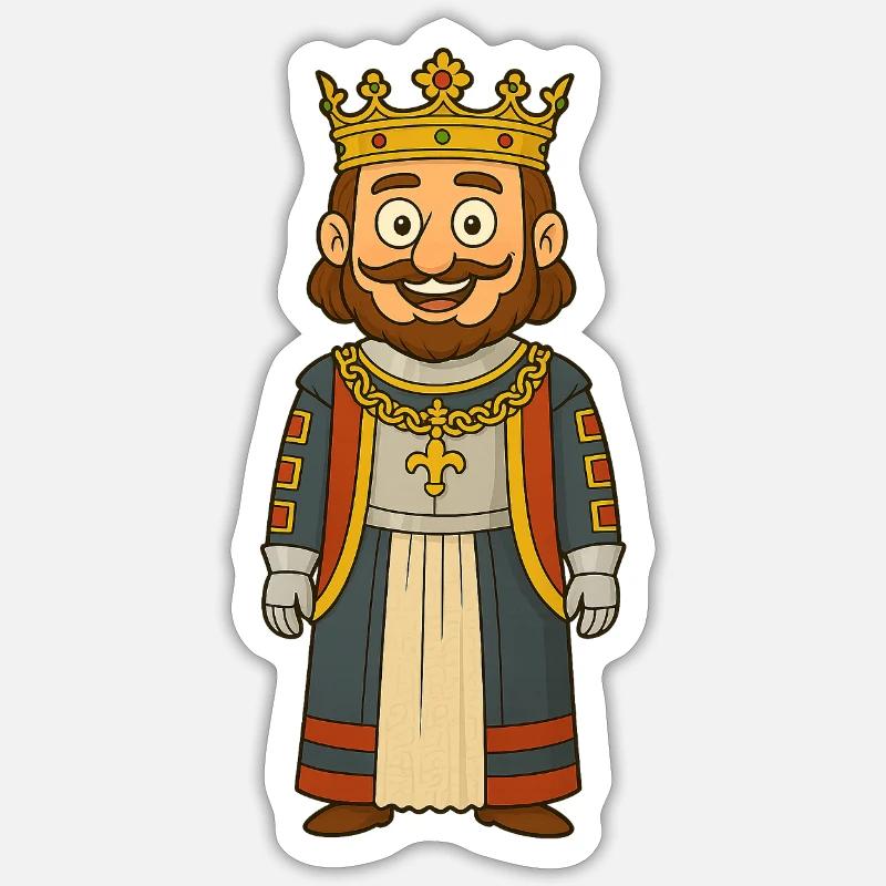 Géant josemiguelérique - Sticker taille S (10 x 10 cm) - blanc mat