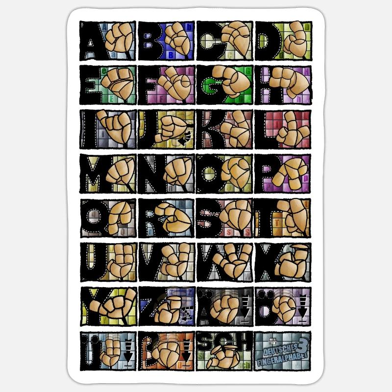 Sticker Größe S (10 x 10 cm) - 