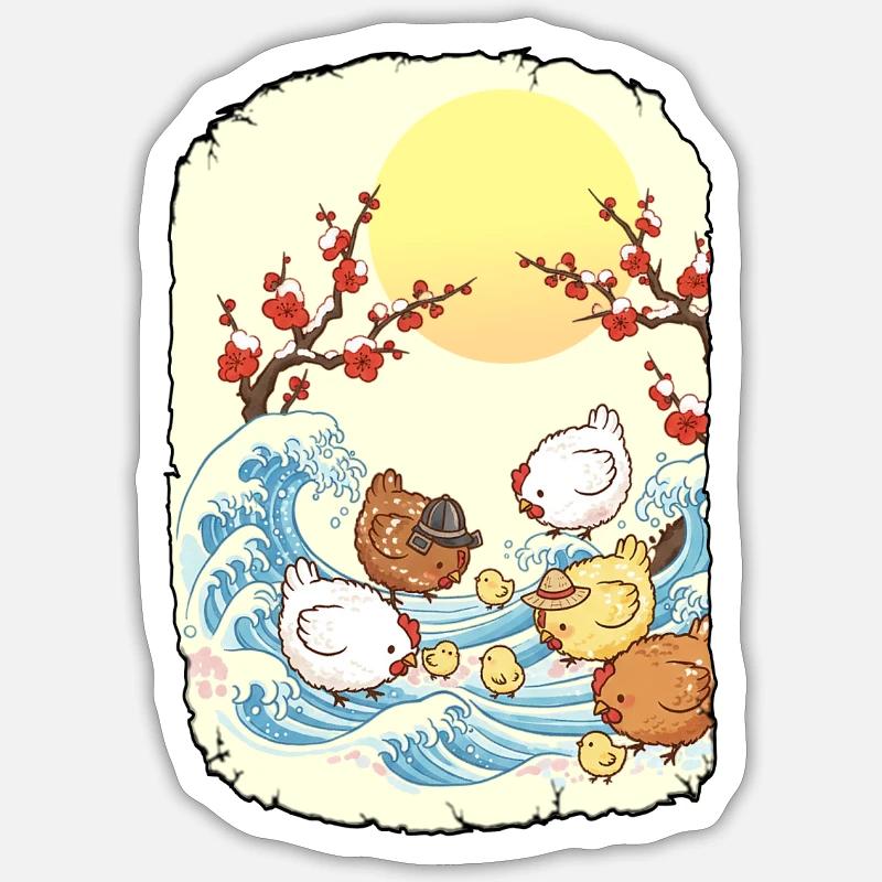 Sticker taille S (10 x 10 cm) - 
