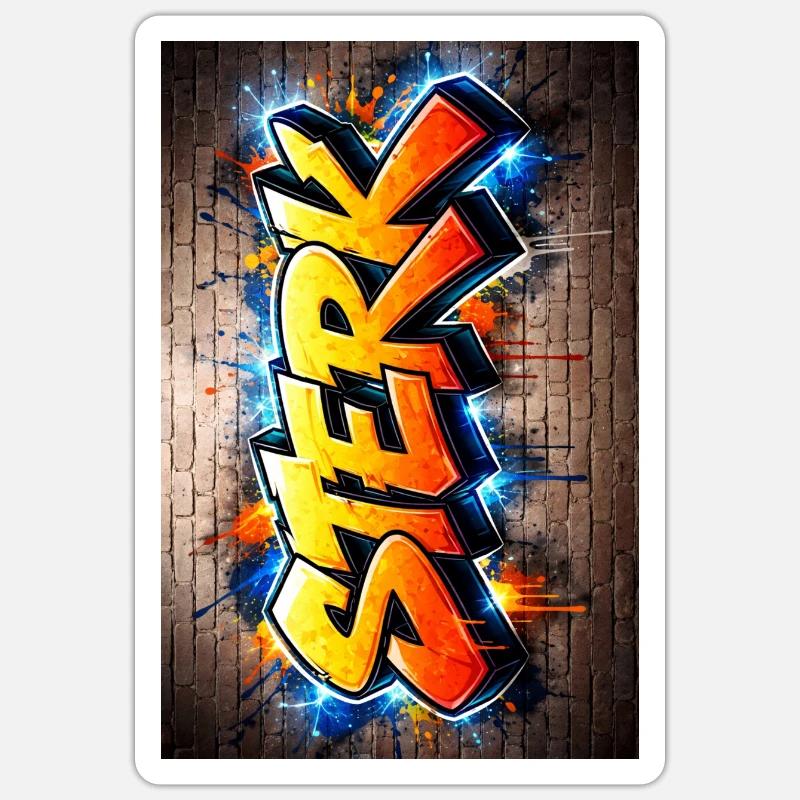 Sticker Größe S (10 x 10 cm) - 
