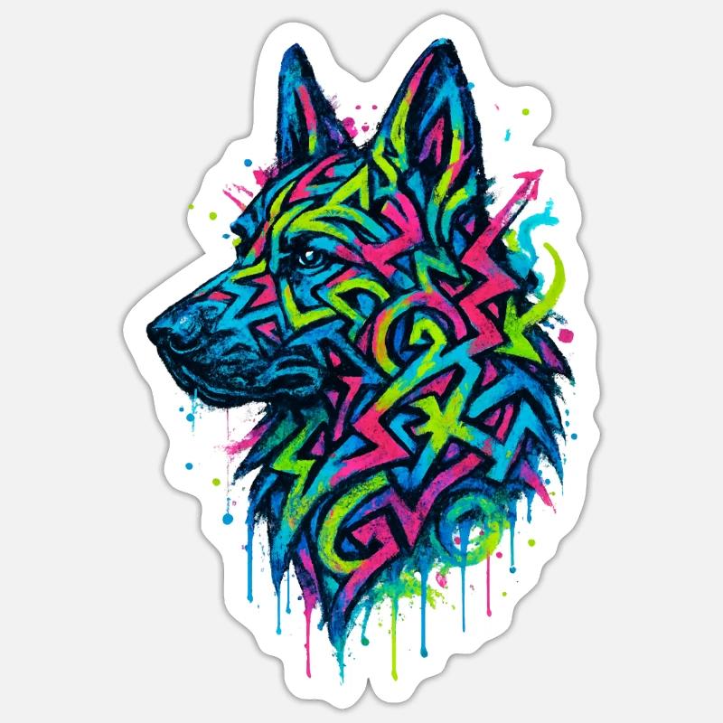 Sticker Größe S (10 x 10 cm) - 