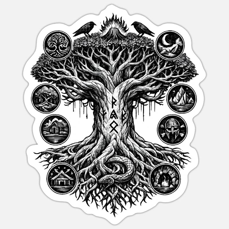 Sticker Größe S (10 x 10 cm) - 