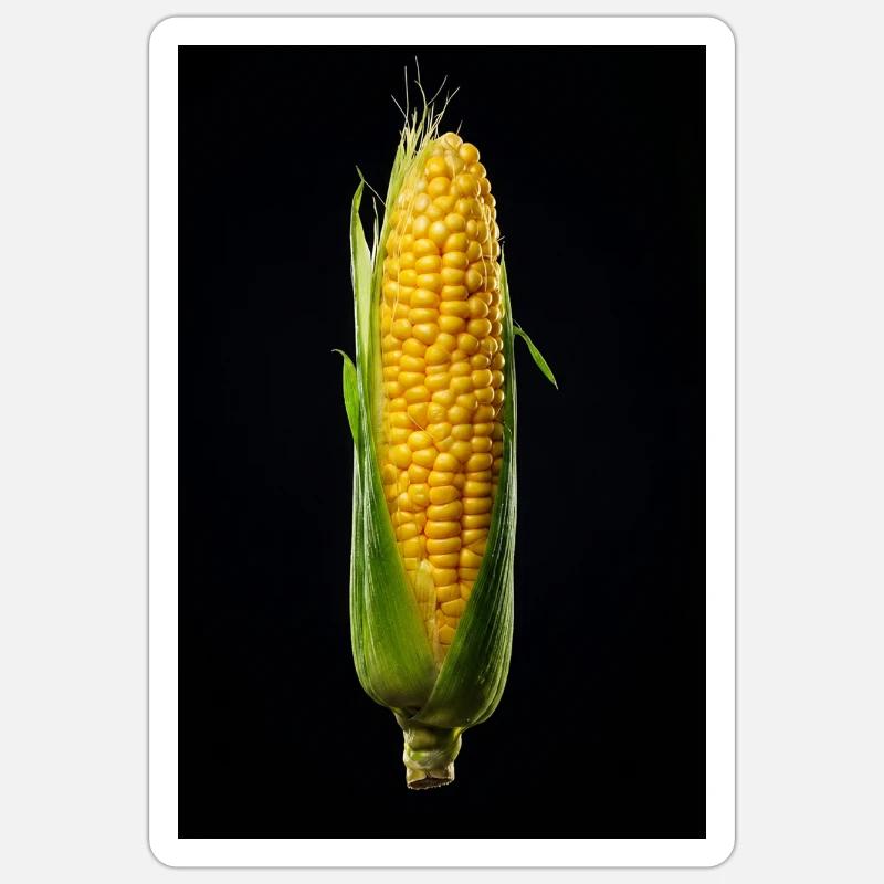 Golden Kernel Harvest - Sticker size S (10 x 10 cm) - white matte
