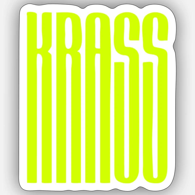 Grossier Sticker taille S (10 x 10 cm)