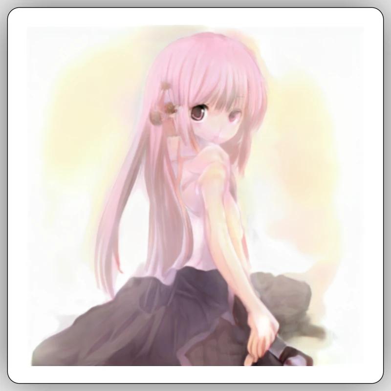 Anime - Sticker Größe S (10 x 10 cm) - Mattweiß