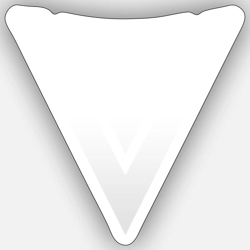 FronzeDE Blanc basique Sticker taille S (10 x 10 cm)