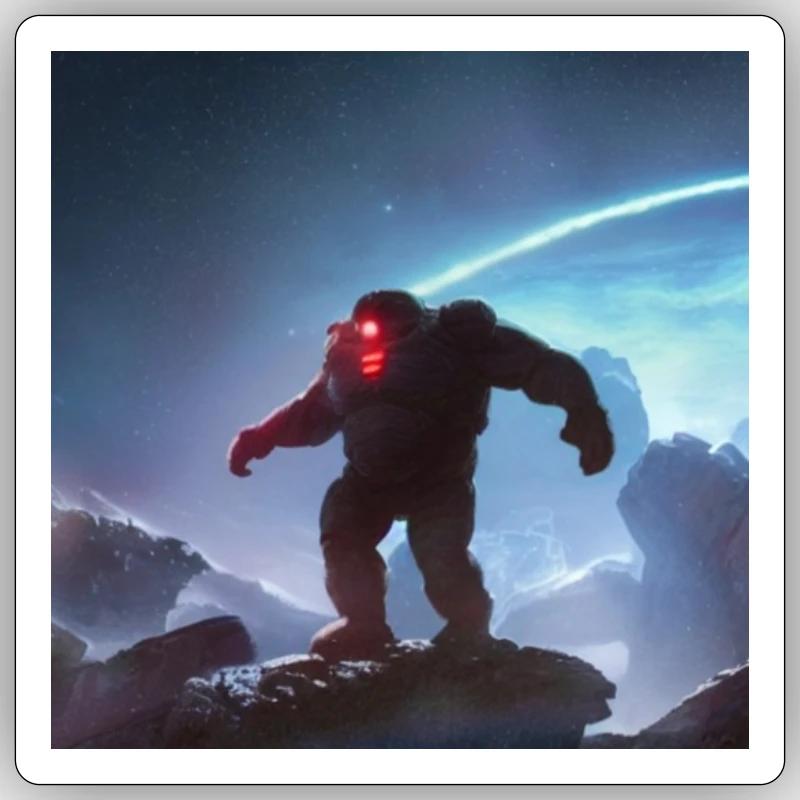 Held Sticker Größe S (10 x 10 cm)