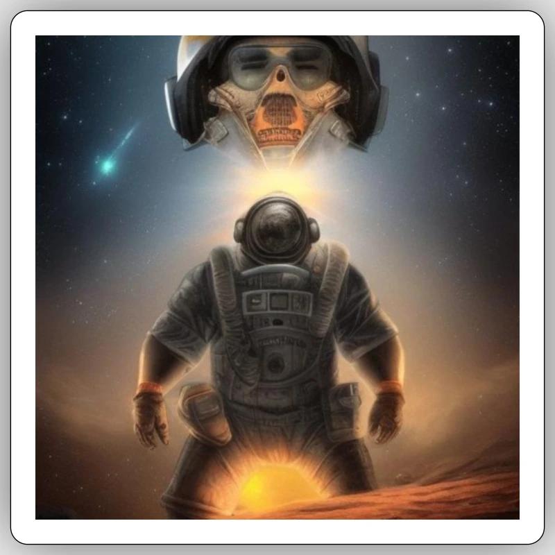 Endless Expanse Sticker size S (10 x 10 cm)