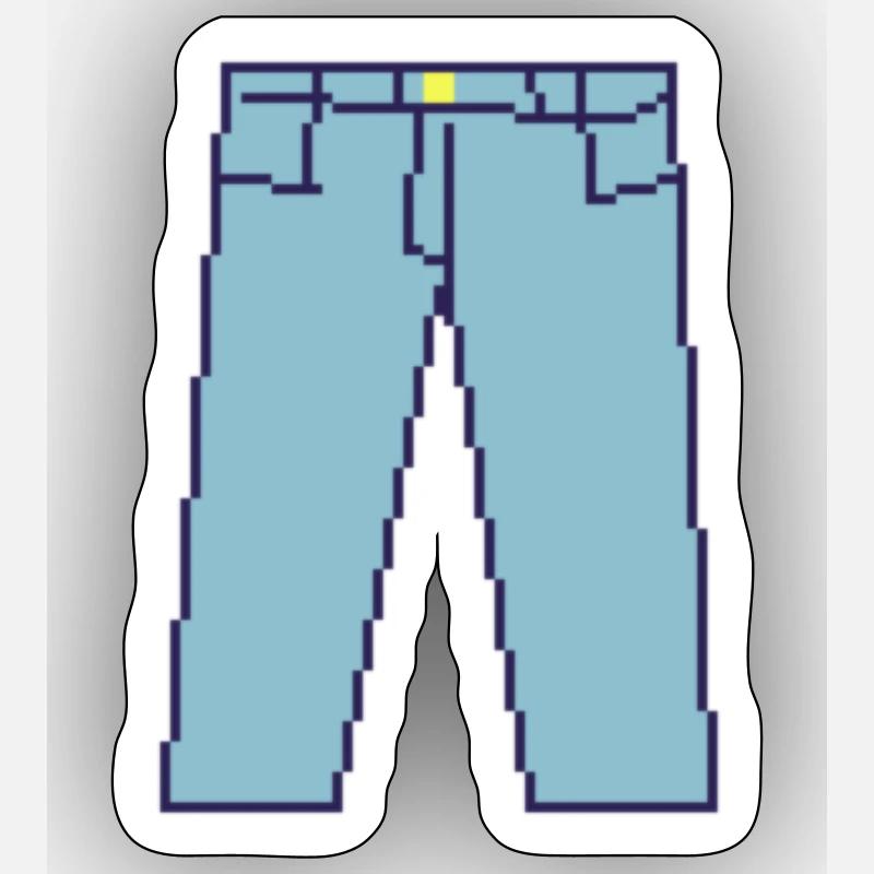 Hose small Sticker Größe S (10 x 10 cm)