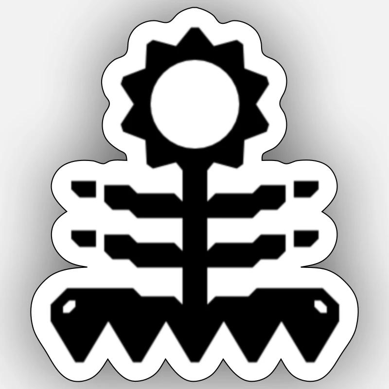 Dancing summer Sticker size S (10 x 10 cm)