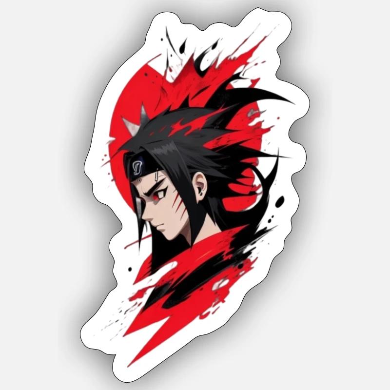 Ninja Kaempfer - Sticker taille S (10 x 10 cm) - blanc mat