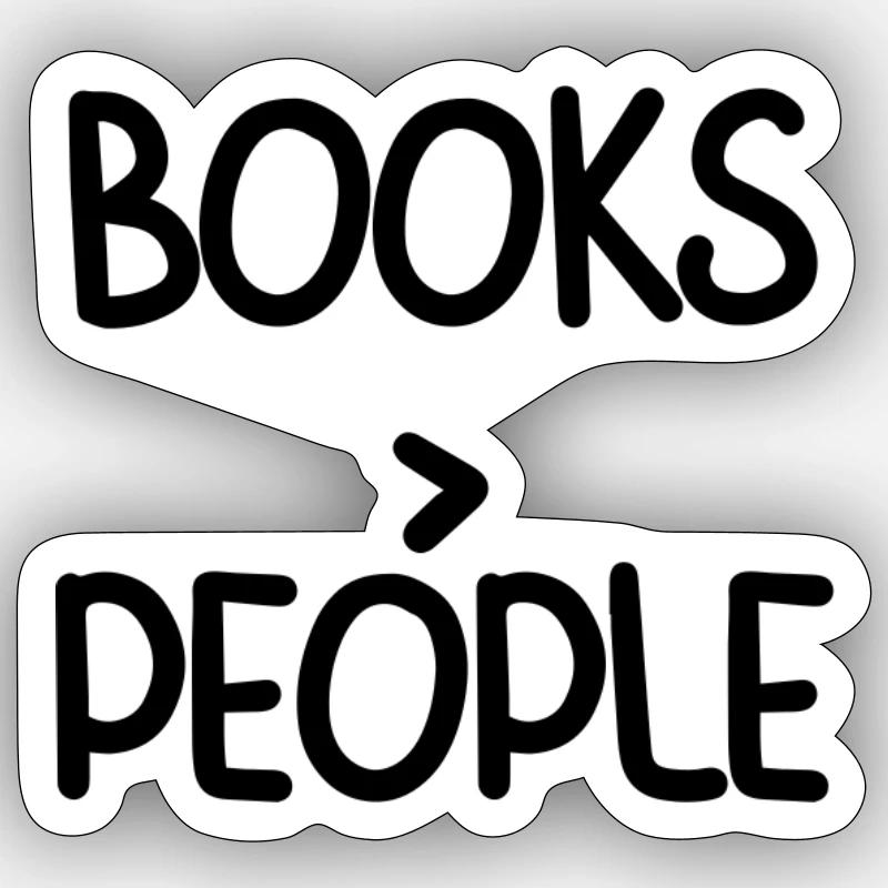 libri > persone Adesivo