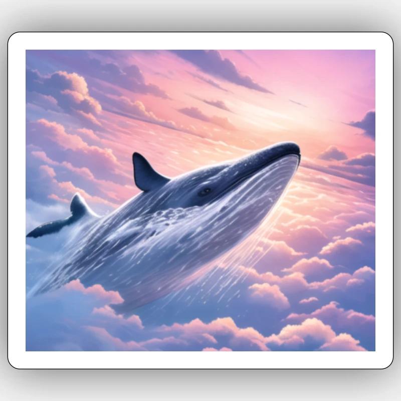Fantasy art - Sticker size S (10 x 10 cm) - white matte
