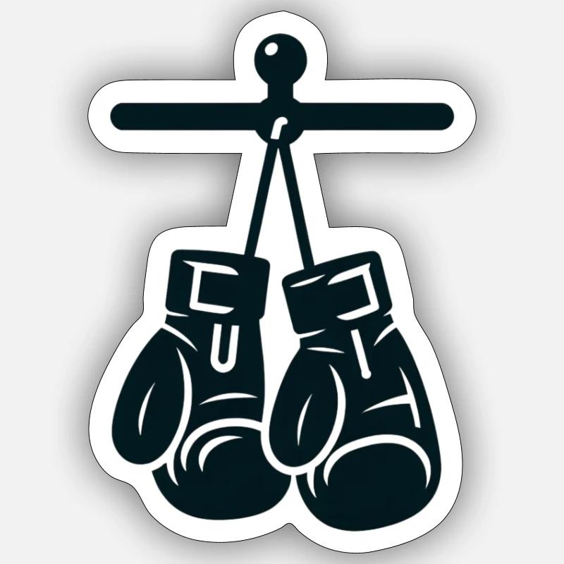 Boxhandschuhe Sticker Größe S (10 x 10 cm)